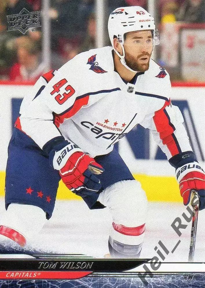 Карточка Tom Wilson/Том Уилсон (Washington Capitals/Вашингтон Кэпиталз) NHL/НХЛ