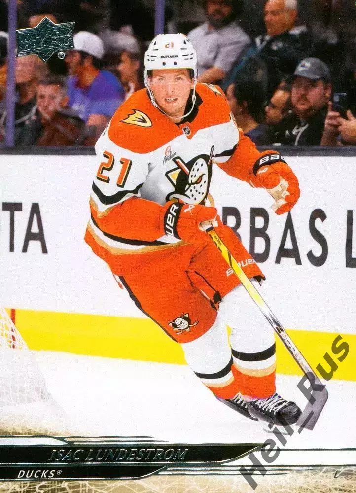 Карточка Isac Lundestrom/Исак Лундстрем (Anaheim Ducks / Анахайм Дакс) НХЛ/NHL