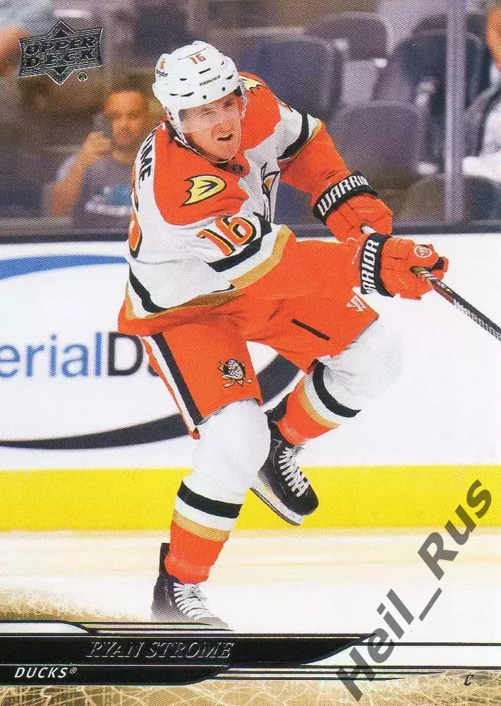 Хоккей. Карточка Ryan Strome / Райан Строум (Anaheim Ducks/Анахайм Дакс) НХЛ/NHL