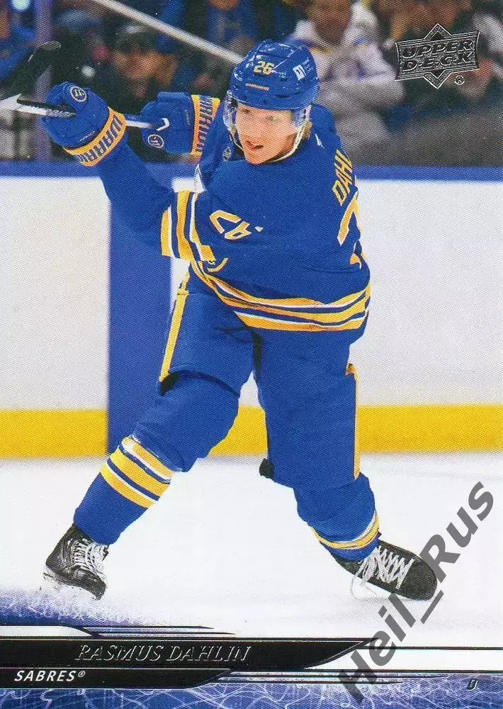 Хоккей Карточка Rasmus Dahlin/Расмус Далин Buffalo Sabres-Баффало Сейбрз НХЛ NHL