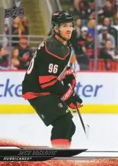 Хоккей Карточка Jack Roslovic/Джек Рословик Carolina Hurricanes/Каролина НХЛ/NHL