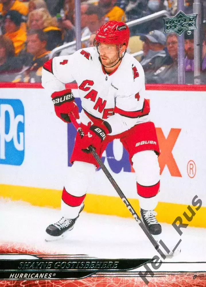 Карточка S. Gostisbehere/Шейн Гостисбеер (Carolina Hurricanes/Каролина) НХЛ/NHL