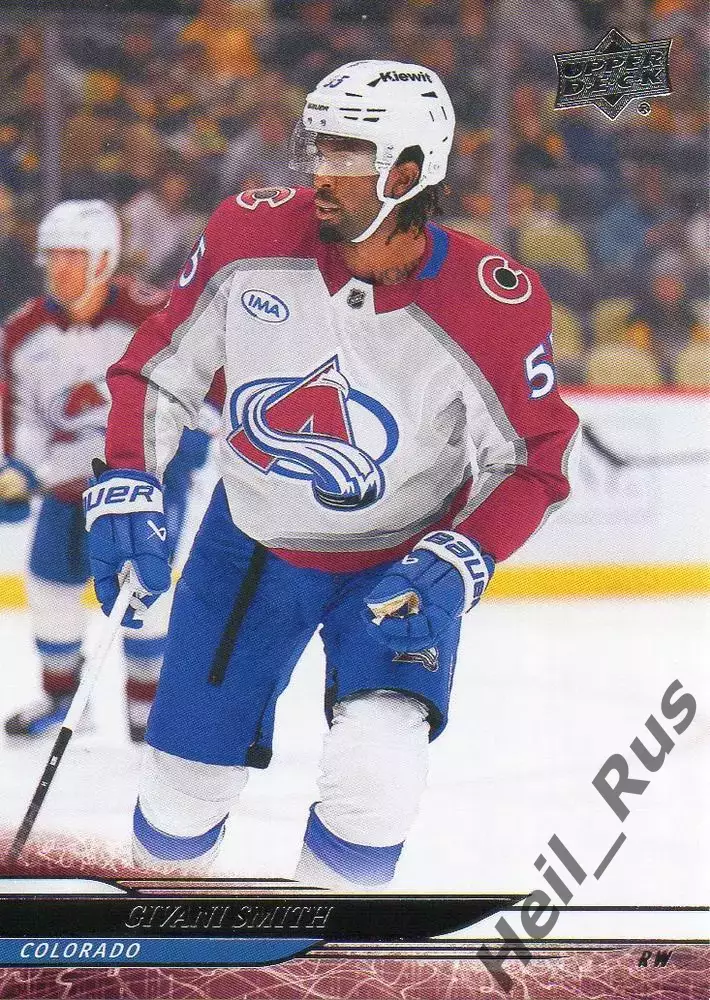 Карточка Givani Smith/Дживани Смит (Colorado Avalanche/Колорадо Эвеланш) НХЛ/NHL