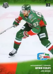 Хоккей. Карточка Иржи Секач (Ак Барс Казань, Чехия) КХЛ/KHL сезон 2017/18 SeReal