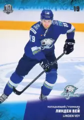 Хоккей. Карточка Линден Вей (Барыс Астана, Канада) КХЛ/KHL сезон 2017/18 SeReal