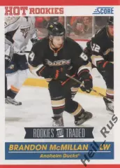Карточка Брэндон Макмиллан Анахайм Дакс, Нефтехимик/Торпедо/Авангард НХЛ/NHL/КХЛ