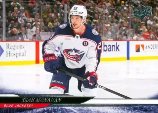 Хоккей. Карточка Sean Monahan/Шон Монахан Columbus Blue Jackets/Коламбус NHL/НХЛ