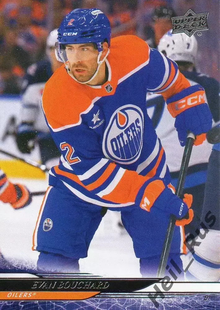 Хоккей Карточка Evan Bouchard/Эван Бушар Edmonton Oilers/Эдмонтон Ойлерз NHL-НХЛ
