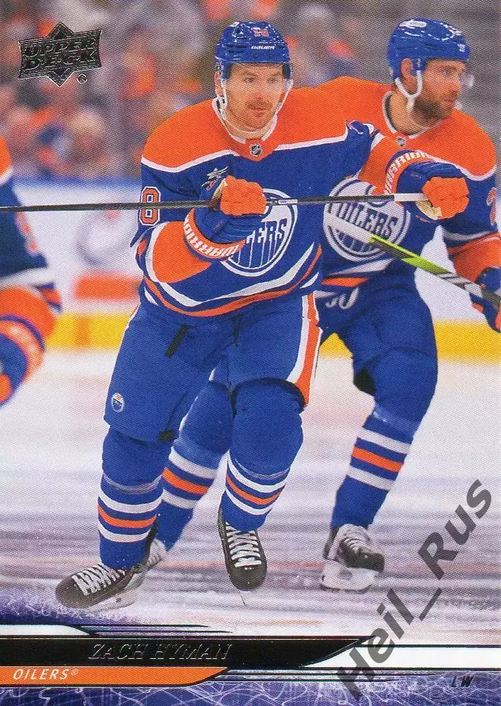 Хоккей. Карточка Zach Hyman/Зак Хайман (Edmonton Oilers/Эдмонтон Ойлерз) NHL/НХЛ
