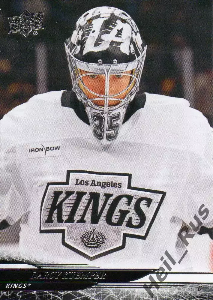 Карточка Darcy Kuemper/Дарси Кемпер Los Angeles Kings/Лос-Анджелес Кингз НХЛ/NHL
