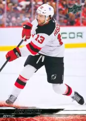 Карточка Nico Hischier/Нико Хишир (New Jersey Devils/Нью-Джерси Девилз) NHL-НХЛ