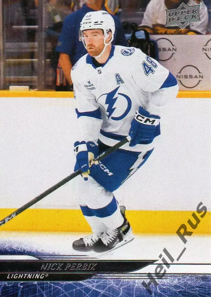 Карточка Nick Perbix/Ник Пербикс Tampa Bay Lightning/Тампа-Бэй Лайтнинг НХЛ/NHL
