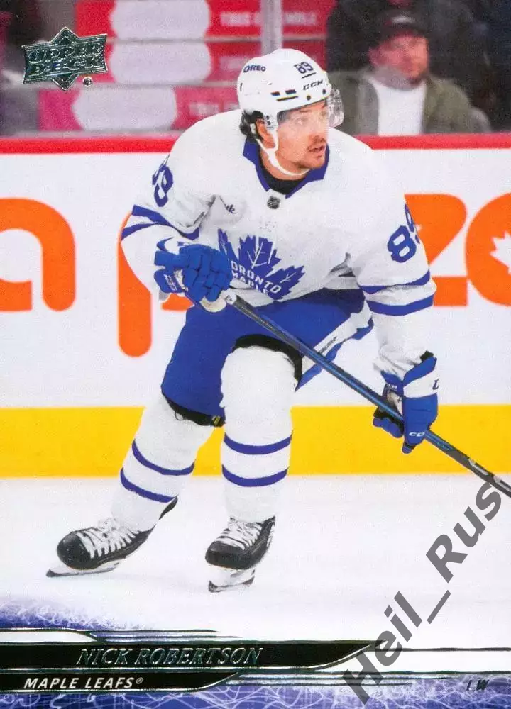 Хоккей Карточка Nick Robertson/Ник Робертсон Toronto Maple Leafs/Торонто NHL/НХЛ