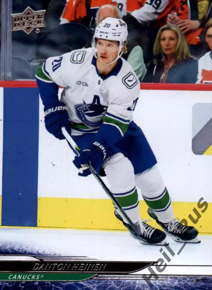 Карточка Danton Heinen/Дэнтон Хайнен (Vancouver Canucks/Ванкувер Кэнакс) НХЛ/NHL