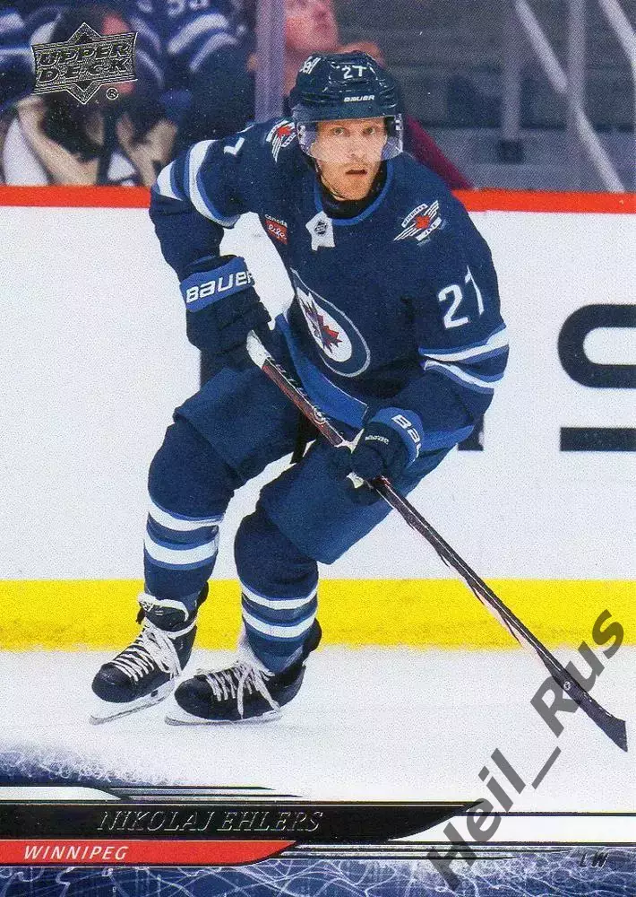 Карточка Nikolaj Ehlers/Николай Элерс (Winnipeg Jets / Виннипег Джетс) НХЛ/NHL