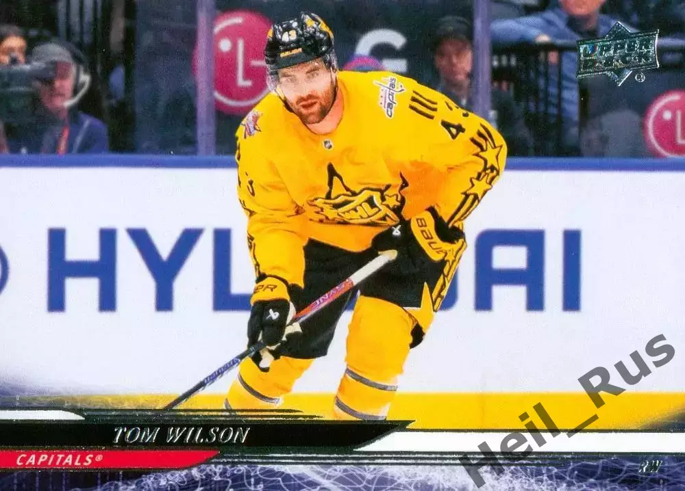 Карточка Tom Wilson/Том Уилсон (Washington Capitals/Вашингтон Кэпиталз) NHL-НХЛ