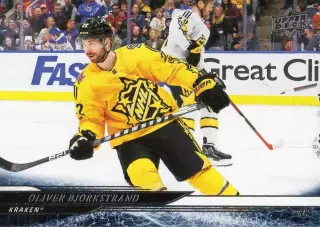 Карточка O. Bjorkstrand/Оливер Бьоркстранд (Seattle Kraken/Сиэтл Кракен) НХЛ/NHL