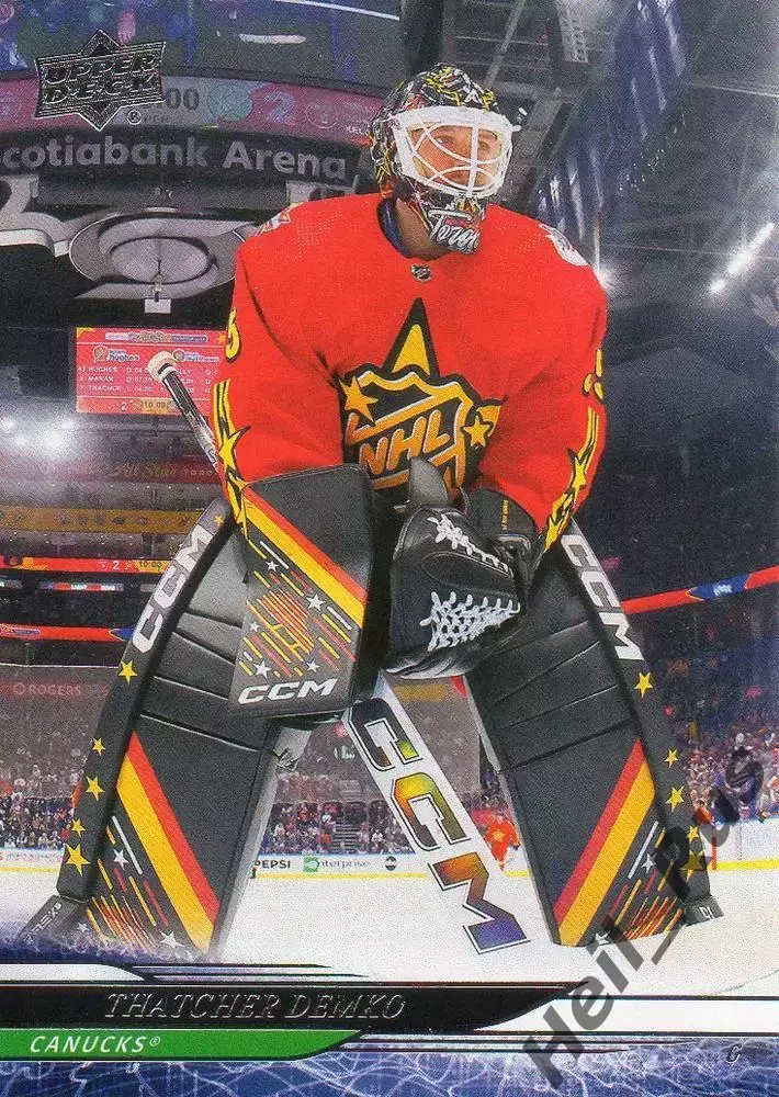 Карточка Thatcher Demko/Тэтчер Демко (Vancouver Canucks/Ванкувер Кэнакс) NHL-НХЛ