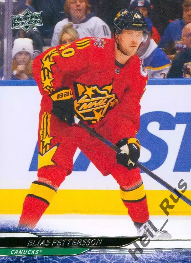 Карточка Elias Pettersson/Элиас Петтерссон (Vancouver Canucks/Ванкувер) НХЛ NHL