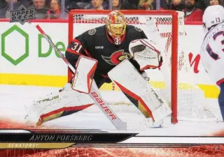 Карточка Anton Forsberg/Антон Форсберг (Ottawa Senators/Оттава Сенаторз) НХЛ/NHL