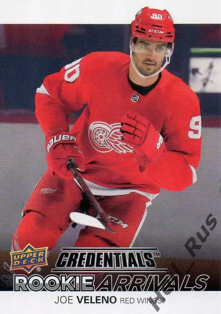 Хоккей. Карточка Joe Veleno/Джозеф Велено (Detroit Red Wings / Детройт) НХЛ/NHL