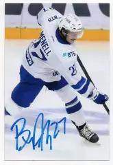 Хоккей. Автограф Бреннан Менелл (ХК Динамо Москва) КХЛ/KHL