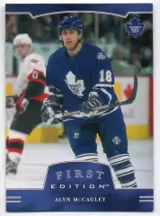 Хоккей. Карточка Alyn McCauley/Алин Макколи Toronto Maple Leafs/Торонто НХЛ/NHL