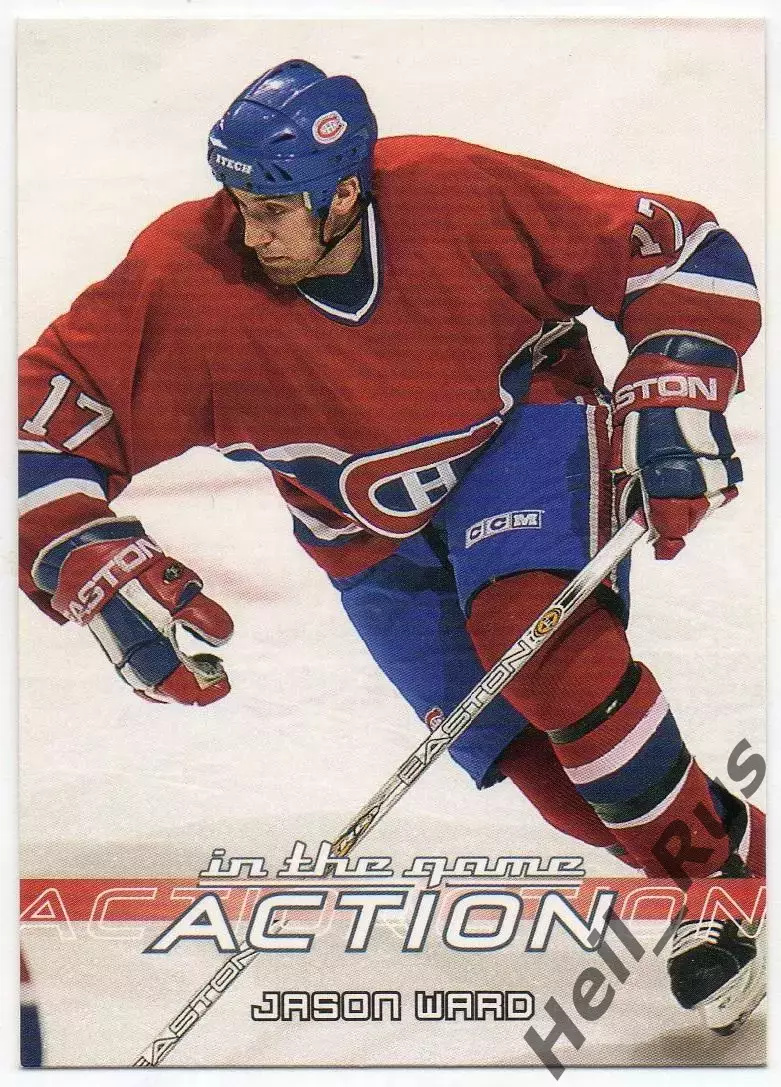 Карточка Jason Ward/Джейсон Уорд (Montreal Canadiens/Монреаль Канадиенс) НХЛ/NHL