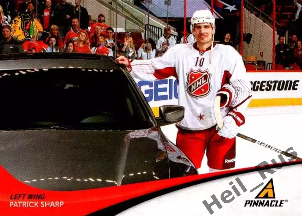 Карточка Patrick Sharp/Патрик Шарп (Chicago Blackhawks/Чикаго Блэкхокс) НХЛ/NHL