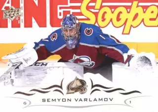Карточка Семен Варламов Colorado Avalanche-Колорадо, Локомотив Ярославль НХЛ/КХЛ