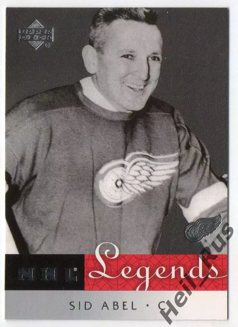 Хоккей. Карточка Sid Abel/Сид Абель Detroit Red Wings/Детройт Ред Уингз НХЛ/NHL
