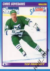Хоккей Карточка Chris Govеdaris/Крис Говедарис Hartford Whalers/Хартфорд НХЛ/NHL