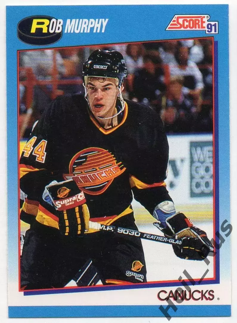 Хоккей Карточка Rob Murphy/Роб Мерфи (Vancouver Canucks/Ванкувер Кэнакс) НХЛ/NHL