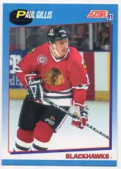 Карточка Paul Gillis/Пол Гиллис (Chicago Blackhawks/Чикаго Блэкхокс) НХЛ/NHL