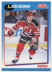 Карточка Laurie Boschman/Лори Бошман New Jersey Devils/Нью-Джерси Девилз НХЛ/NHL