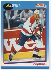 Хоккей Карточка Alan May/Алан Мэй Washington Capitals/Вашингтон Кэпиталз NHL/НХЛ