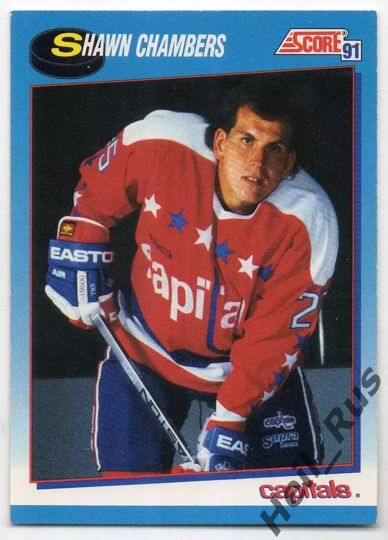 Карточка S. Chambers/Шон Чемберс Washington Capitals/Вашингтон Кэпиталз NHL/НХЛ
