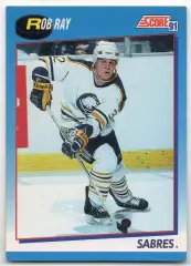 Хоккей. Карточка Rob Ray/Роб Рэй (Buffalo Sabres/Баффало Сейбрз) НХЛ/NHL 1991/92