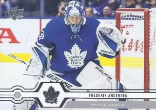 Карточка Frederik Andersen/Фредерик Андерсен Toronto Maple Leafs/Торонто NHL-НХЛ