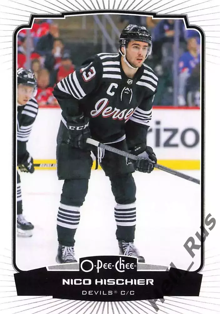Карточка Nico Hischier/Нико Хишир (New Jersey Devils/Нью-Джерси Девилз) NHL НХЛ