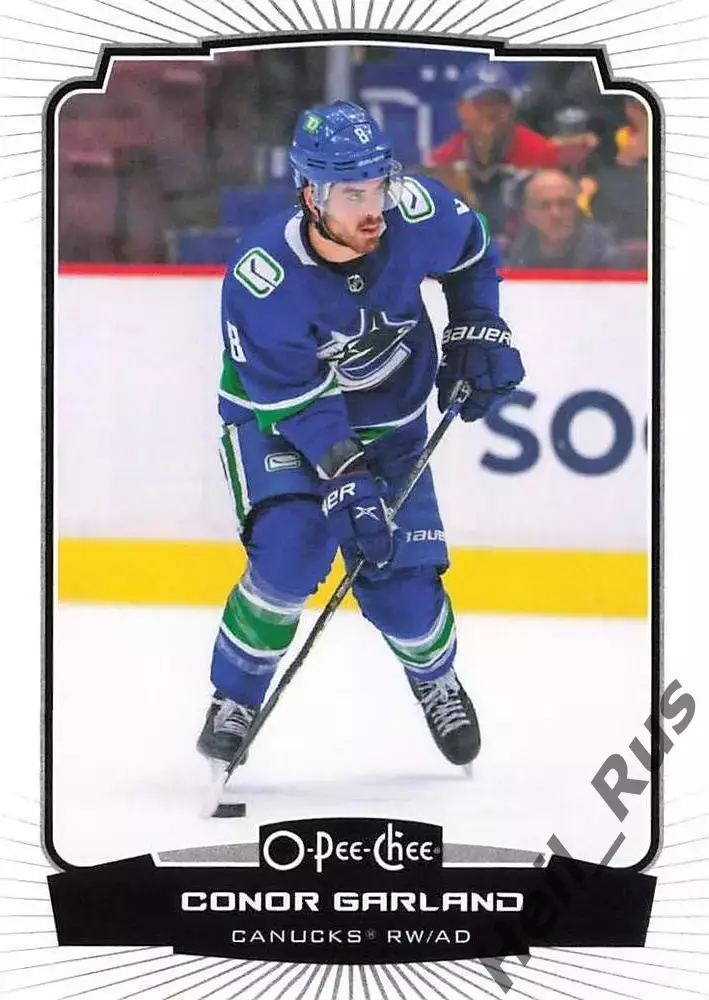 Карточка Conor Garland/Конор Гарланд (Vancouver Canucks/Ванкувер Кэнакс) НХЛ NHL