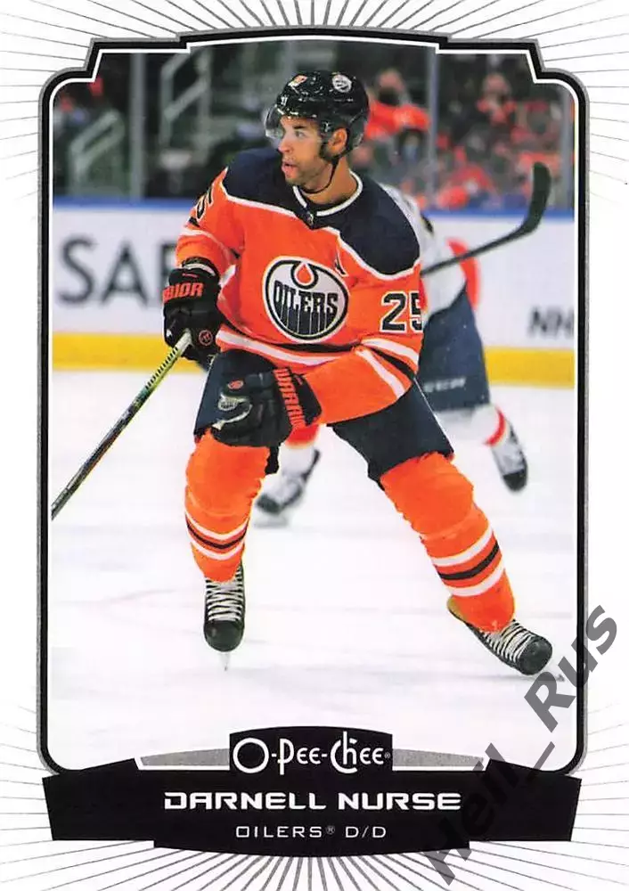 Карточка Darnell Nurse/Дарнелл Нерс (Edmonton Oilers/Эдмонтон Ойлерз) НХЛ/NHL