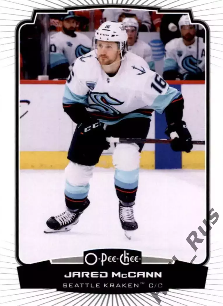 Хоккей. Карточка Jared McCann/Джаред Макканн Seattle Kraken/Сиэтл Кракен NHL/НХЛ