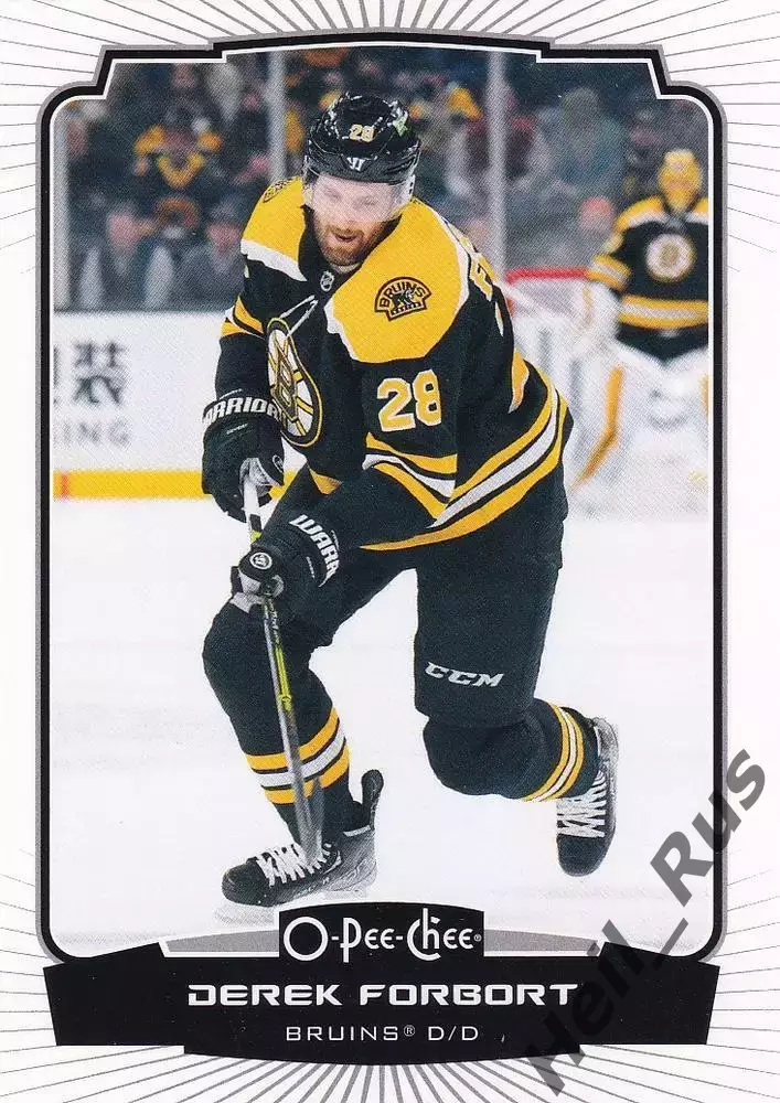 Хоккей. Карточка Derek Forbort/Дерек Форборт Boston Bruins/Бостон Брюинз НХЛ/NHL