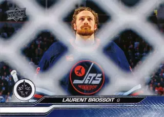 Карточка Laurent Brossoit/Лоран Броссуа (Winnipeg Jets/Виннипег Джетс) НХЛ/NHL