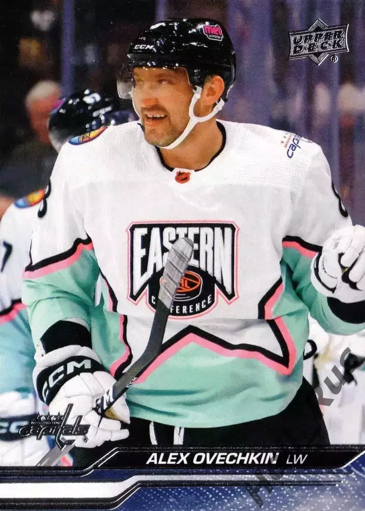 Хоккей Карточка Александр Овечкин Вашингтон Кэпиталз, Динамо Москва НХЛ/NHL/КХЛ