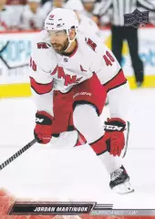Карточка Jordan Martinook/Джордан Мартинук Carolina Hurricanes/Каролина НХЛ/NHL