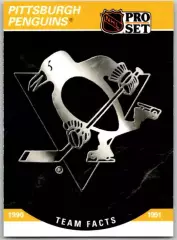 Хоккей. Карточка Логотип/Эмблема Pittsburgh Penguins/Питтсбург Пингвинз НХЛ/NHL