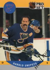 Карточка Harold Snepsts/Харольд Снепстс (St. Louis Blues/Сент-Луис Блюз) НХЛ/NHL