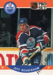 Карточка Jeff Beukeboom/Джефф Бьюкбум (Edmonton Oilers/Эдмонтон Ойлерз) НХЛ/NHL